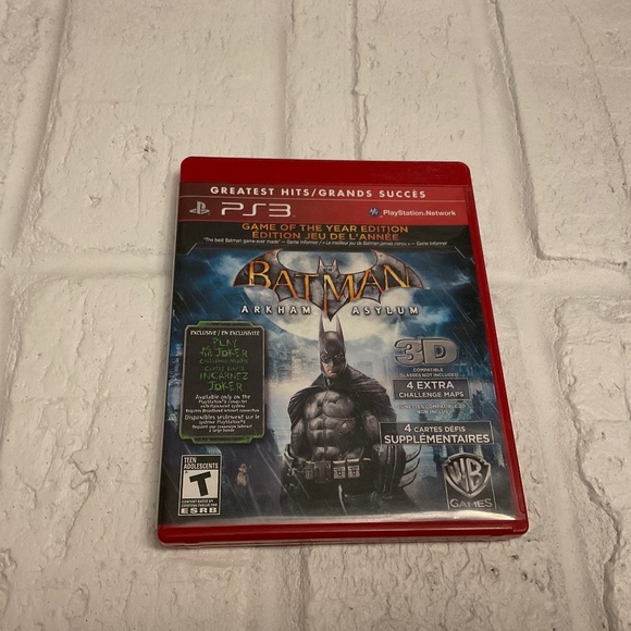 PS3 Other - PS3 - BATMAN Arkham Asylum - Game of the Year Edition
